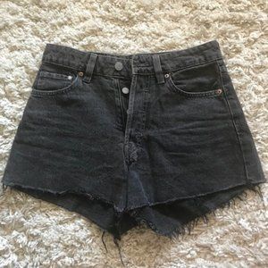 H&M Distressed Denim Shorts